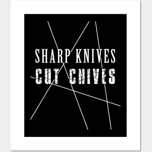 Sharp Knives Cut Chives Sous Chef Kitchen Cooking Tools Food Posters and Art